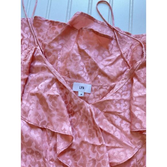 LPA LEOPARD PRNT MINI DRESS IN PINK SIZE MEDIUM - Picture 4 of 4